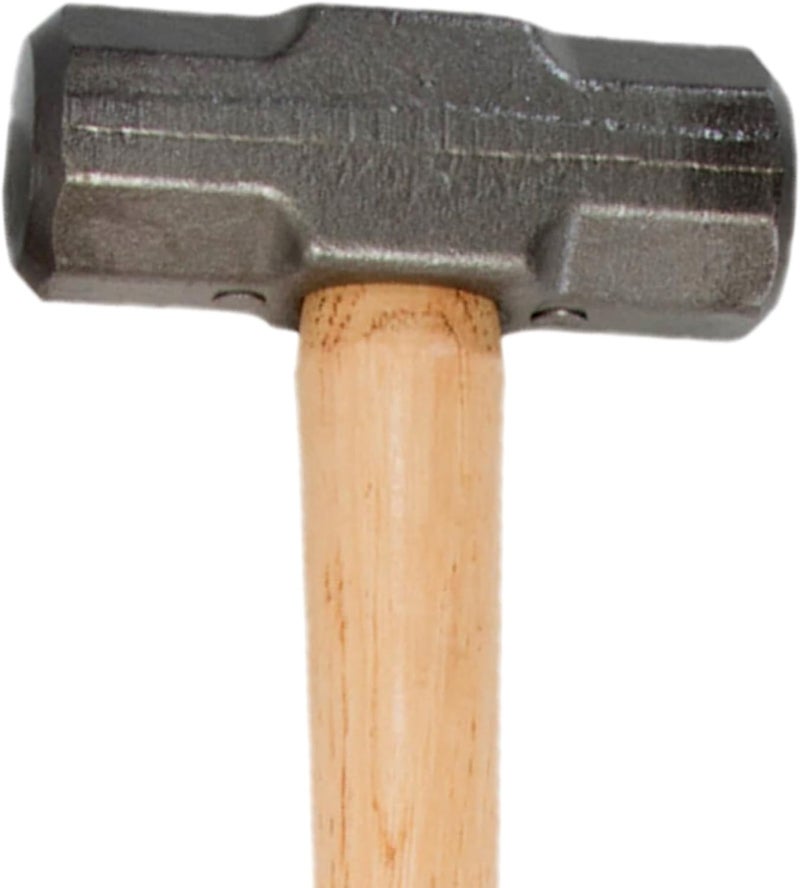 Council Tool Sledge Hammer - 8 lb Double Face Sledge with 36" Wooden Handle & Forged Steel Head - PR800 - Image 2